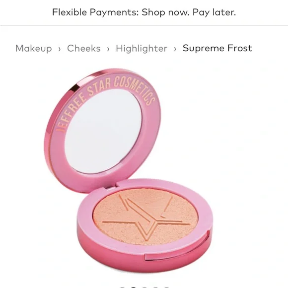 Jeffree Star “FROZEN PEACH” Supreme Frost Highlighting Powder! - Picture 8 of 10